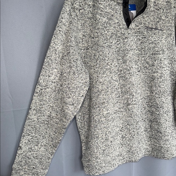 Eddie Bauer Men's Casual Preppy Fleece Mock Collar Pull Over Size L NWT - Picture 3 of 8